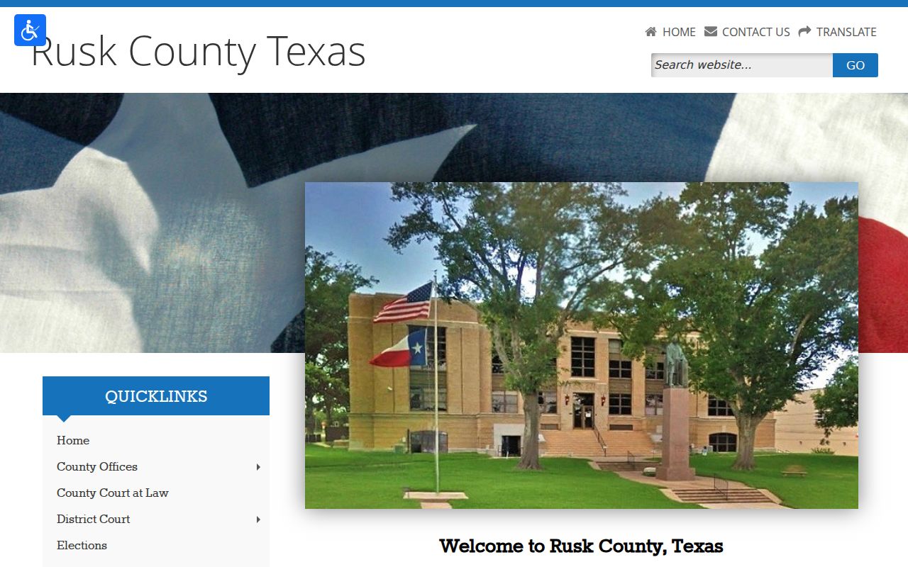 Rusk County courthouse criminal records offices